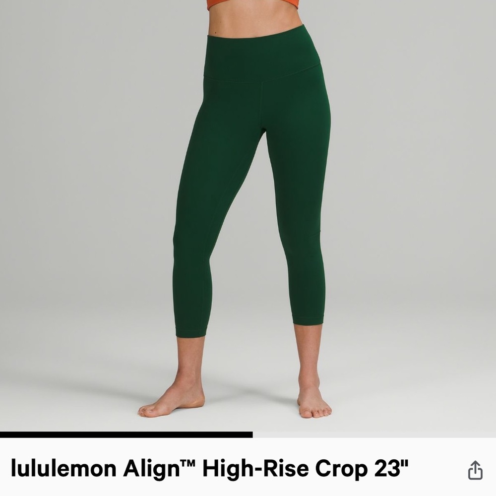 Lululemon Align High Rise crop